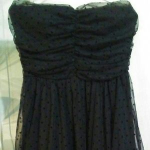 Short black cocktail dress